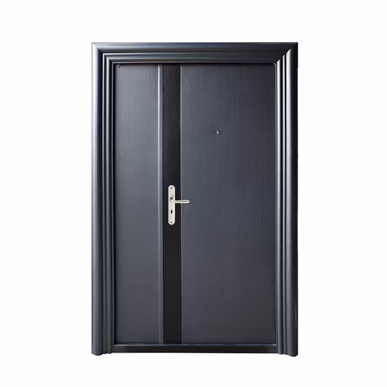 Chinese Hot Selling House Hall Use Security Door Metal Steel Material High Quality Cheap Exterior Door