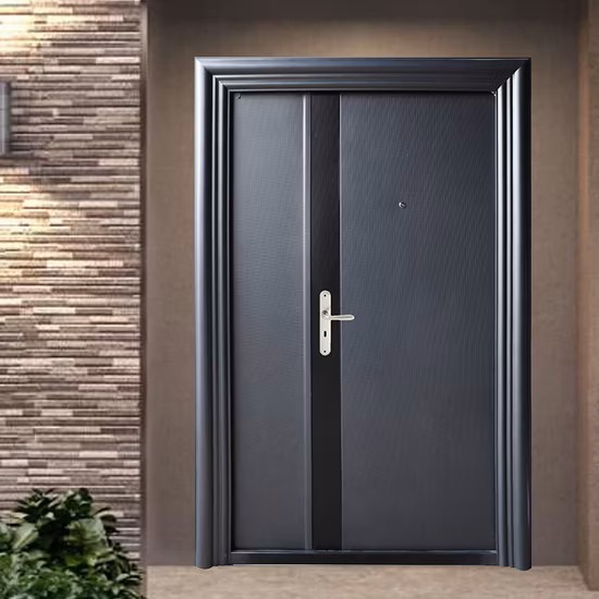 Chinese Hot Selling House Hall Use Security Door Metal Steel Material High Quality Cheap Exterior Door