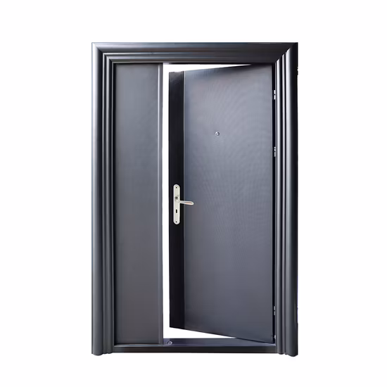 Chinese Hot Selling House Hall Use Security Door Metal Steel Material High Quality Cheap Exterior Door