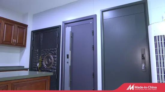 Chinese Hot Selling House Hall Use Security Door Metal Steel Material High Quality Cheap Exterior Door